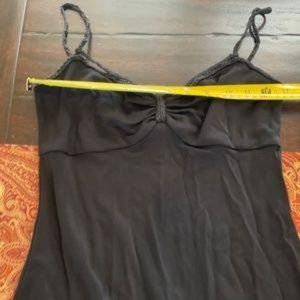 Elie Tahari Black Spaghetti Strap black  Dress Women Size 4, worn 3 ti pPWr